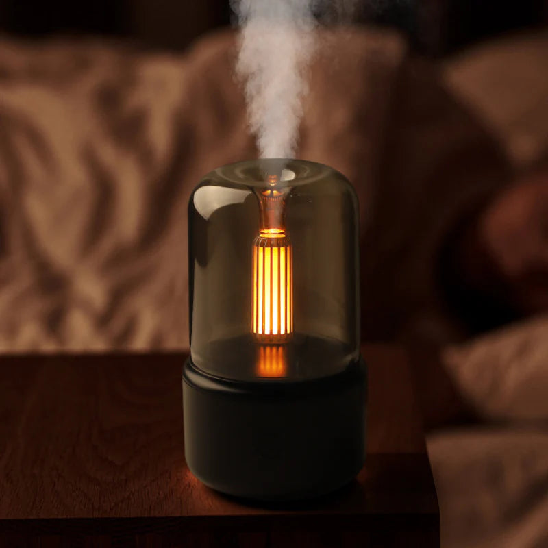 TheHomeTrends™ - Warm Glow Aromatherapy Diffuser Lamp