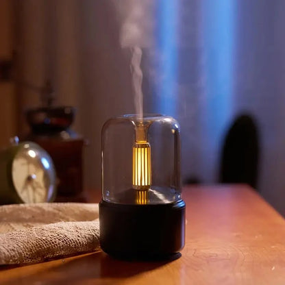 TheHomeTrends™ - Warm Glow Aromatherapy Diffuser Lamp